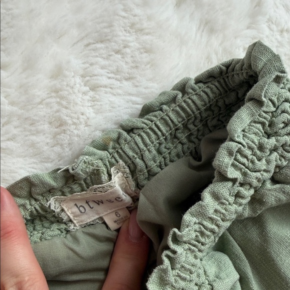 btween Olive Green Ruffled set - Picture 2 of 4